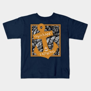 Thousand Fathoms Anchor Aged Kids T-Shirt